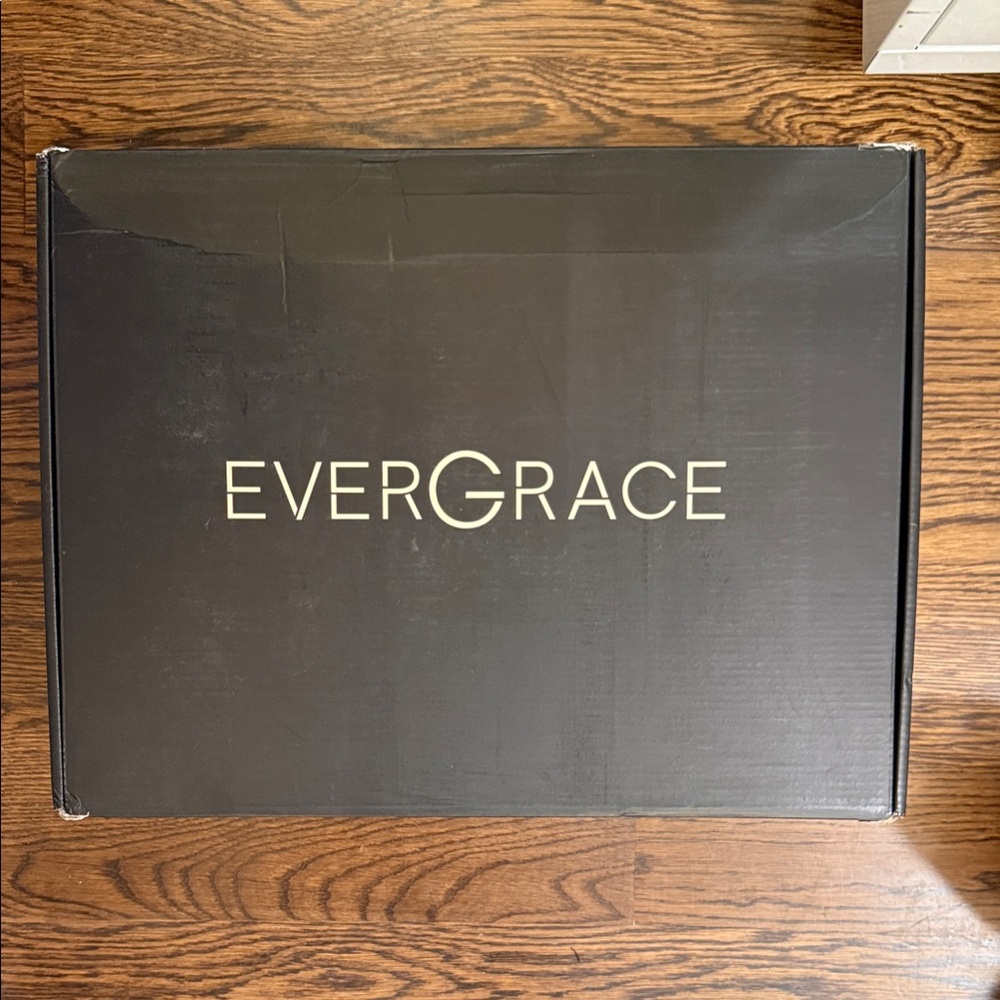 Evergrace white faux rabbit throw blanket